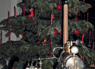 Spielen mit Dampf und heißer Luft