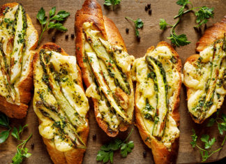 Spargel-Bruscetta vom Grill