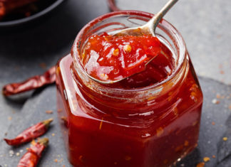 Feuriges Rhabarber-Chutney