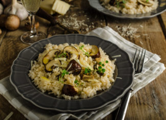 Italienisches Pilzrisotto mit Thymian