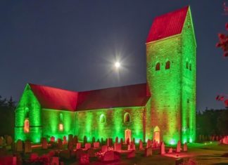 Eine Insel im Lichtermeer