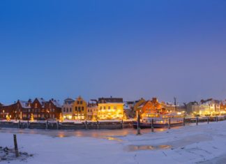 Malerische Weihnachtsgrüße