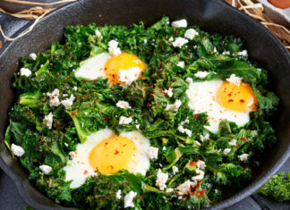 „Shakshuka“ mit Grünkohl