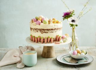 Naked-Möhren-Cheesecake mit Orange