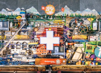 Eine Kugel rollt durch die Schweiz