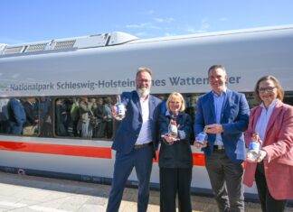 Erster ICE L in Westerland getauft