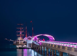 Der Nordstrand leuchtet